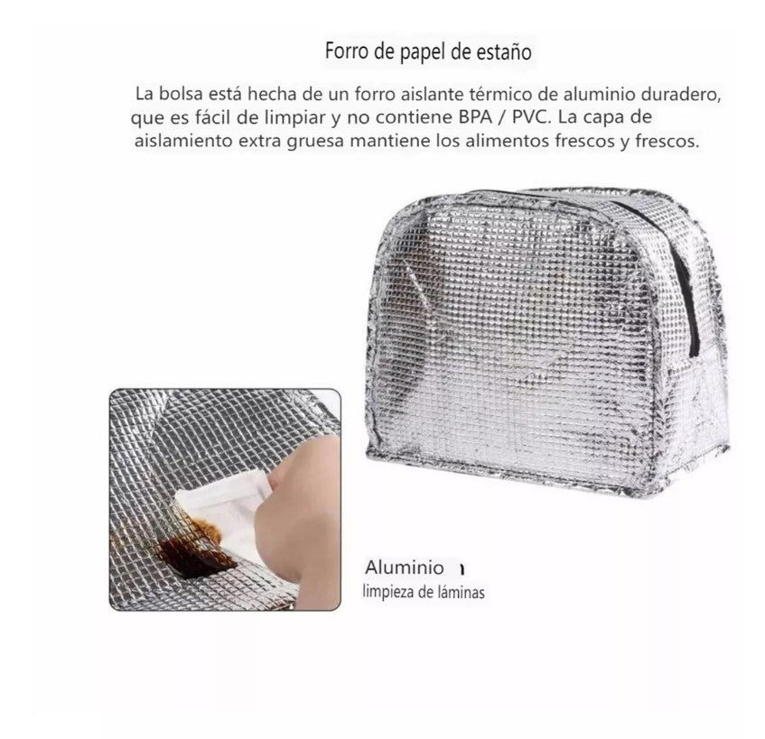 Lonchera Bolso Termico Alimentos Almuerz