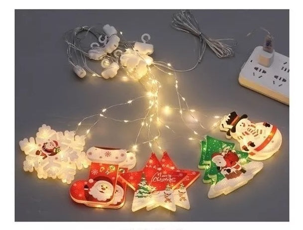 Luces decorativas de Navidad, 6 unidades